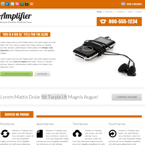 Amplifier HTML template 25 Themeforest