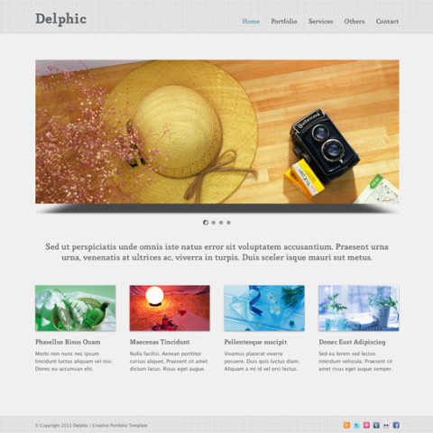 Delphic HTML template 25