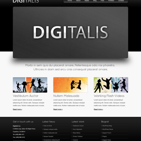 Digitalis – Business and Portfolio HTML Template 20 mojo